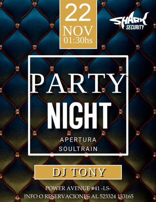 Inauguración de Soultrain con Dj Tony