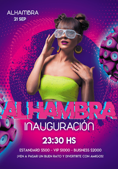 Inauguración del Alhambra