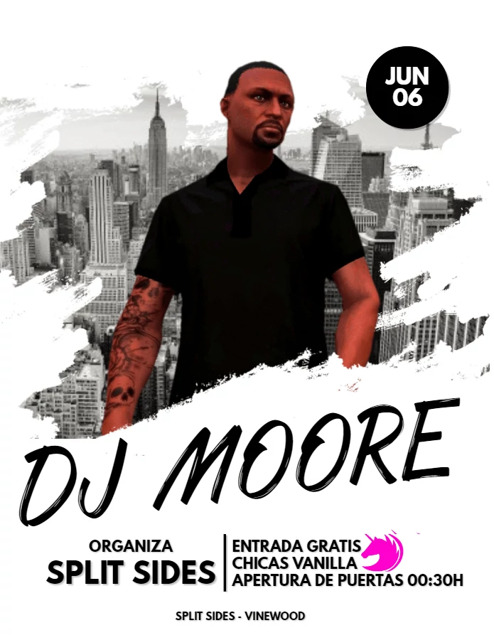 ¡Fiesta Split! DJ Moore en vivo