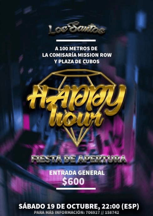 Fiesta de Apertura HappyHour Disco